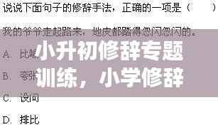 小升初修辞专题训练，小学修辞手法训练题 